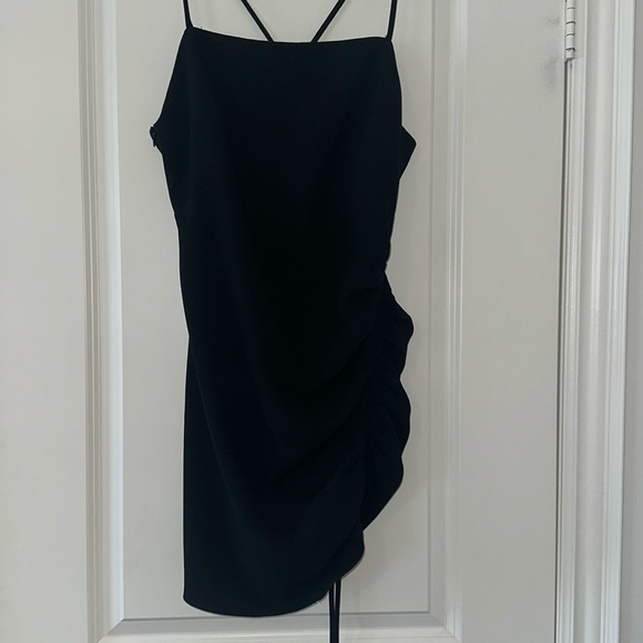 Mini Ruched Side Zara Dress - Picture 2 of 3